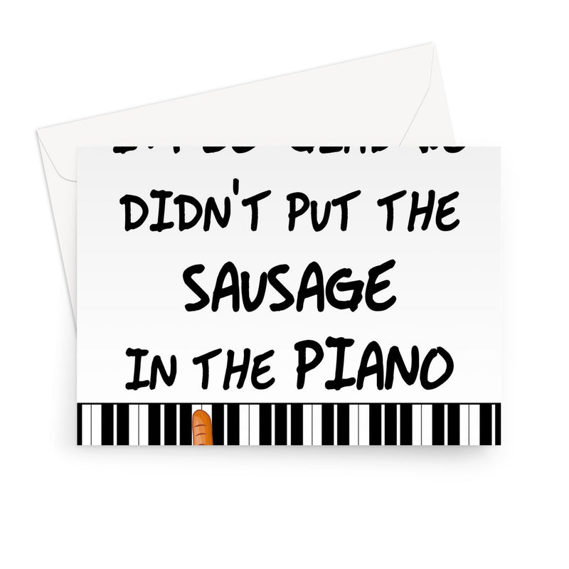 sausage Greeting Card