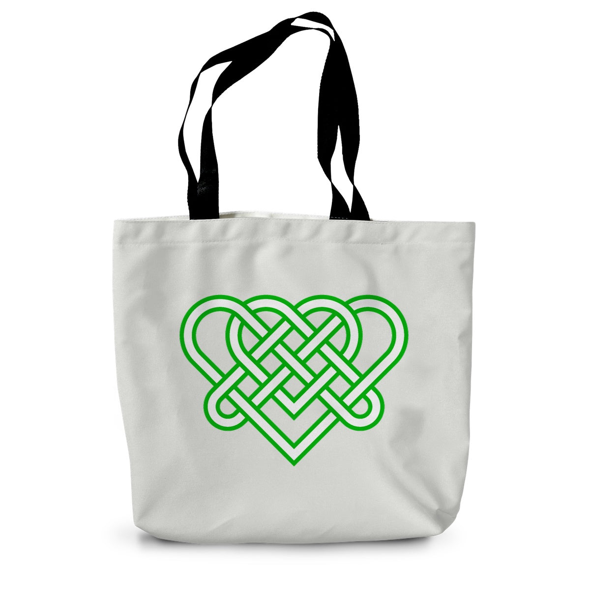 Celtic woven hearts Canvas Tote Bag