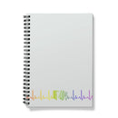 Rainbow Heartbeat Accordion Notebook