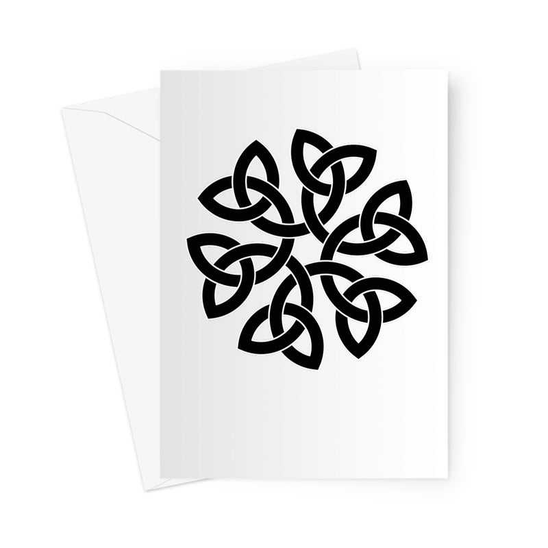 Celtic Flower Greeting Card