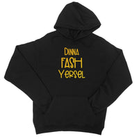 Doric Scots "Dinna Fash Yersel" Hoodie