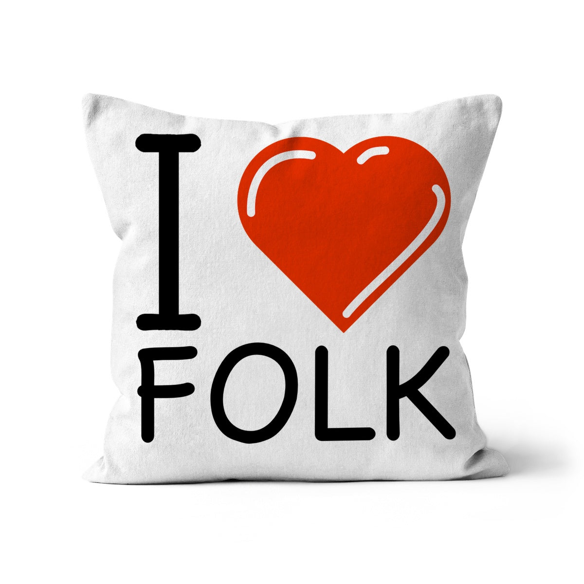 I Love Folk Cushion