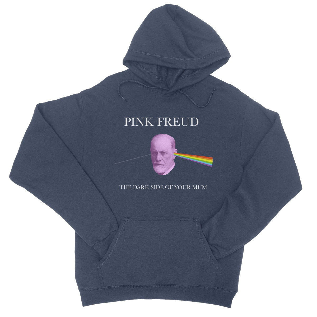 Pink Freud Dark Side of your Mum College Hoodie