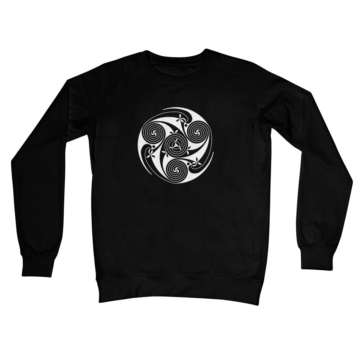 Celtic Swirls Crew Neck Sweatshirt