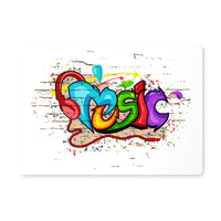 Music Graffiti Art Placemat