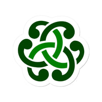 Green Celtic Knot Sticker