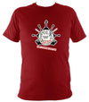 Folk Weekend: Oxford "2020 Lockdown Edition" T-Shirt - T-shirt - Antique Cherry Red - Mudchutney