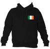 Irish Flag Hoodie-Hoodie-Jet black-Mudchutney