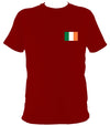 Irish Flag T-shirt - T-shirt - Cardinal Red - Mudchutney