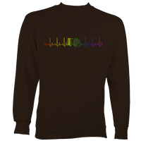 Heartbeat Rainbow Accordion Sweatshirt