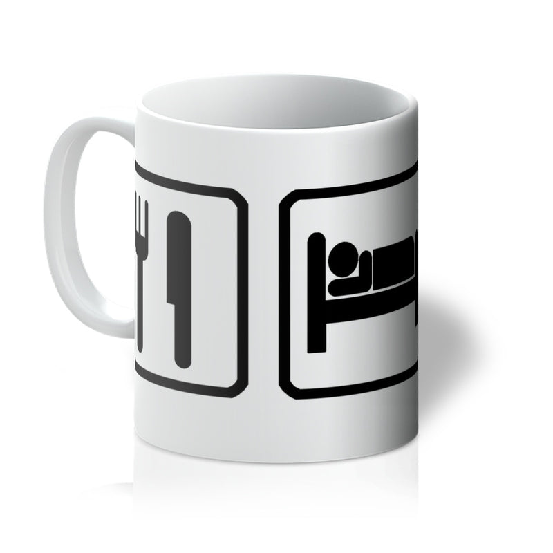 Eat Sleep & Play Melodeon Mug