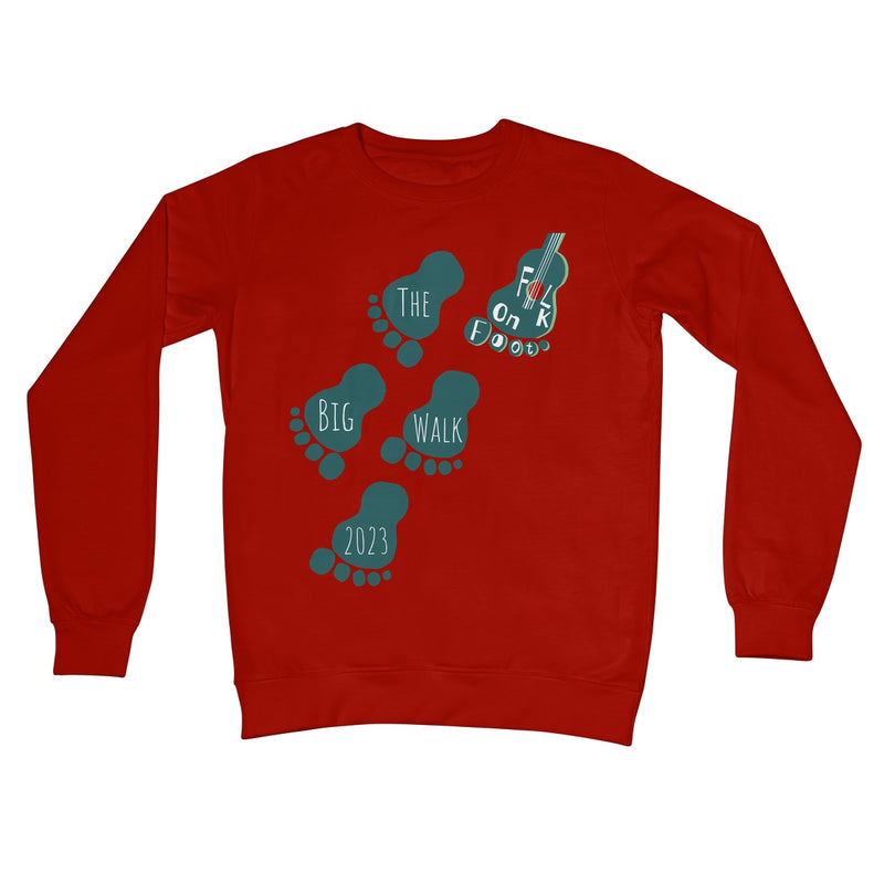 Folk on Foot - The Big Walk Crew Neck Sweatshirt