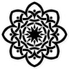 Celtic Star Flower Sticker