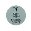 Keep Calm & Morris Dance Glass Chopping Board