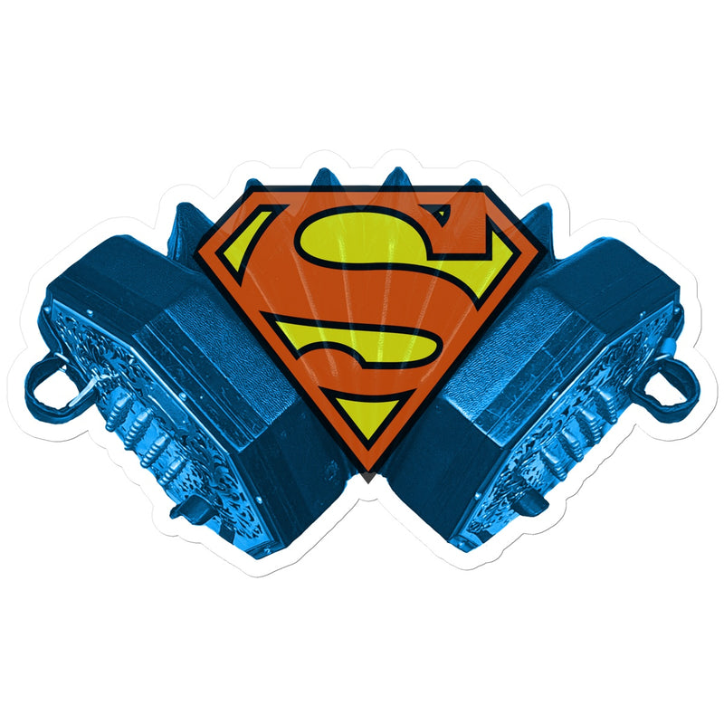 Concertina Superhero Sticker