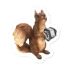 Concertina Playing Squirrel Sticker