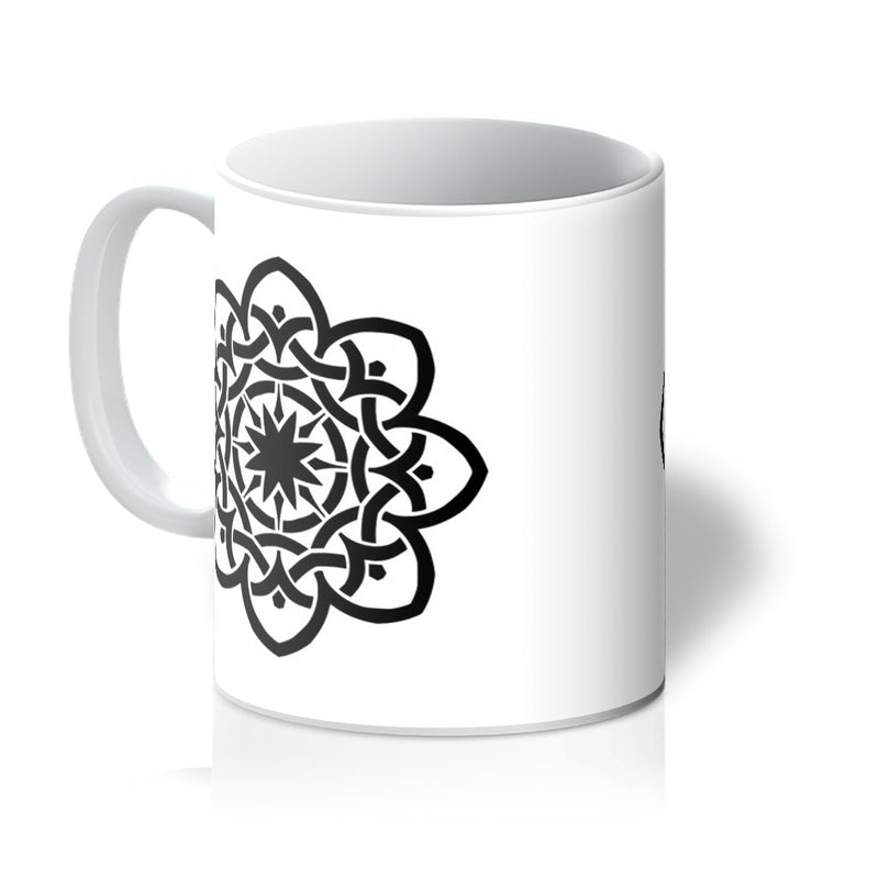 Celtic Star Flower Mug