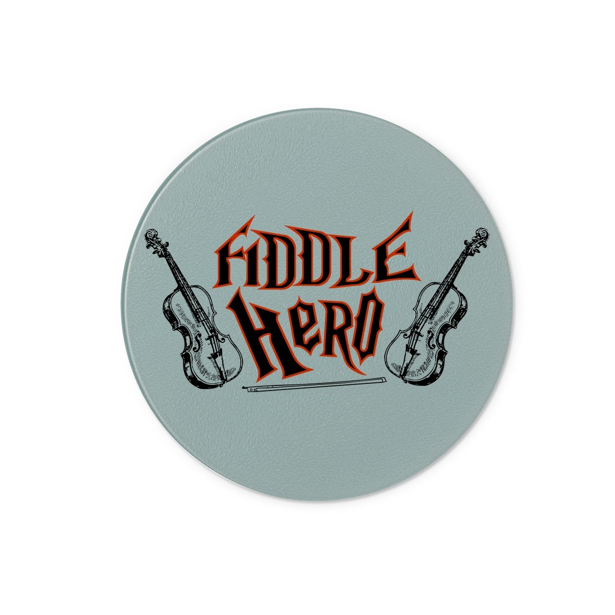 Fiddle Hero Glass Chopping Board