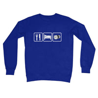 Eat Sleep & Play Concertina Crew Neck Sweatshirt