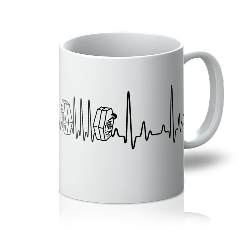 Heartbeat Concertina Mug