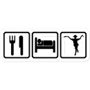 Eat Sleep & Morris Dance Sticker