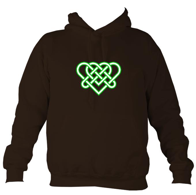 Celtic Triple Hearts Hoodie-Hoodie-Hot chocolate-Mudchutney