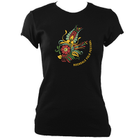 Rochdale Folk Festival 2021 Ladies Fitted T-shirt