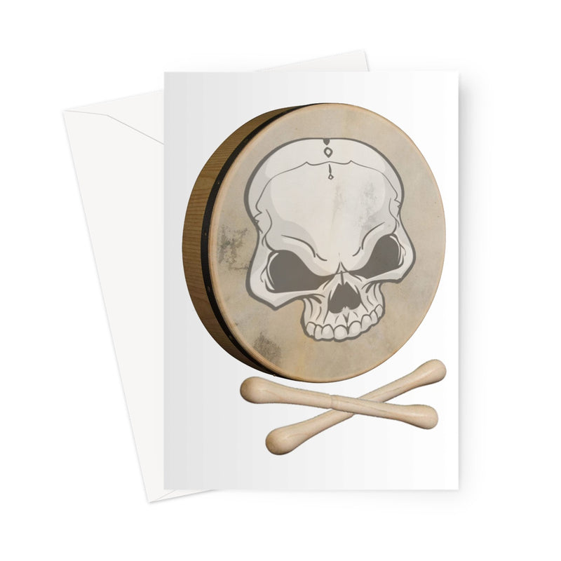 Bodhran and Crosstippers Greeting Card