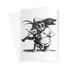 Goblin Playing Fiddle Greeting Card