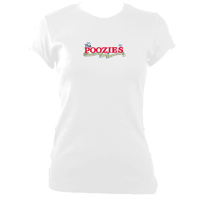 The Poozies Ladies Fitted T-shirt - T-shirt - White - Mudchutney