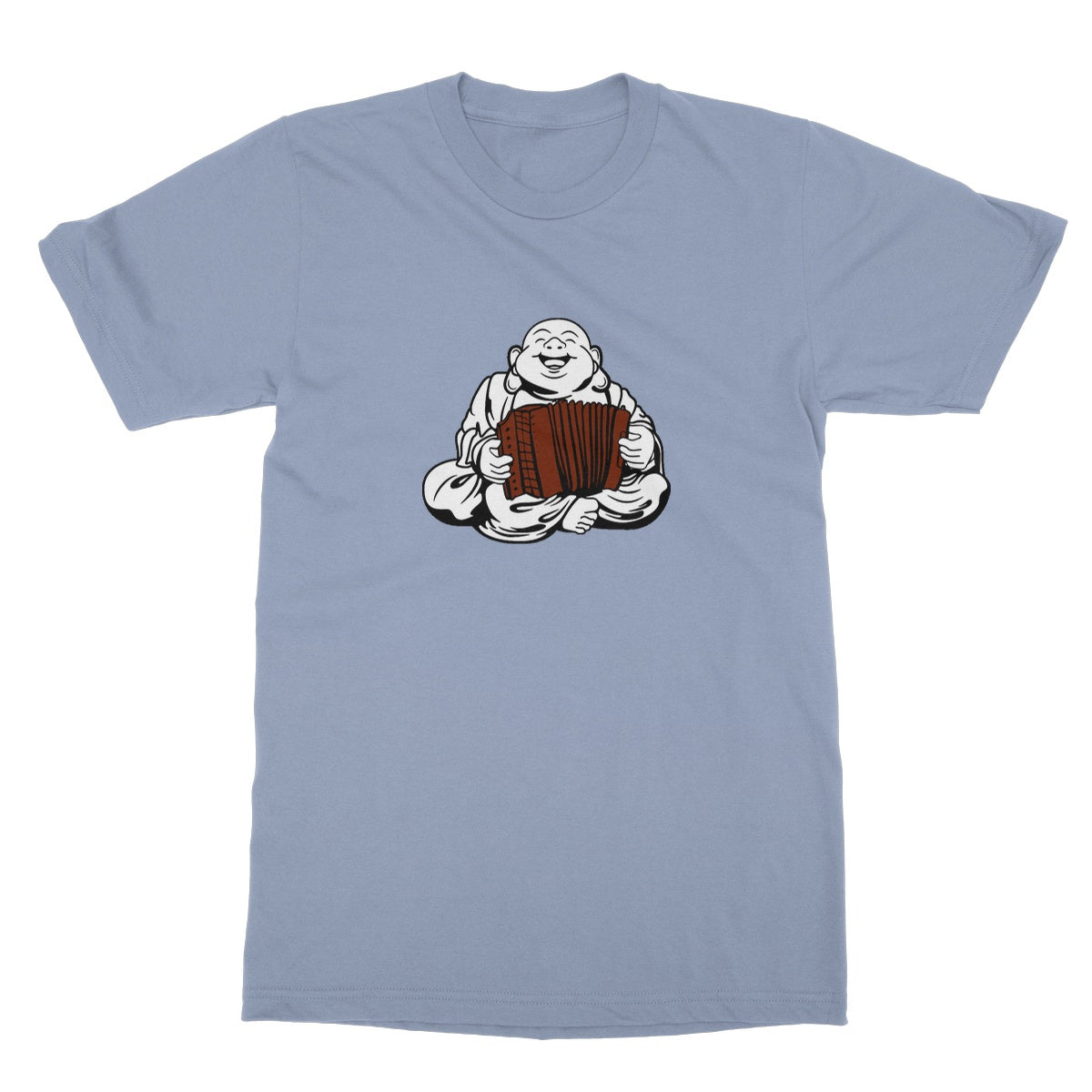 Melodeon Playing Buddha T-Shirt