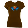 Concertina Superman Women's Fitted T-shirt