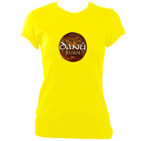 update alt-text with template Danú Buan Womens Fitted T-shirt - T-shirt - Daisy - Mudchutney