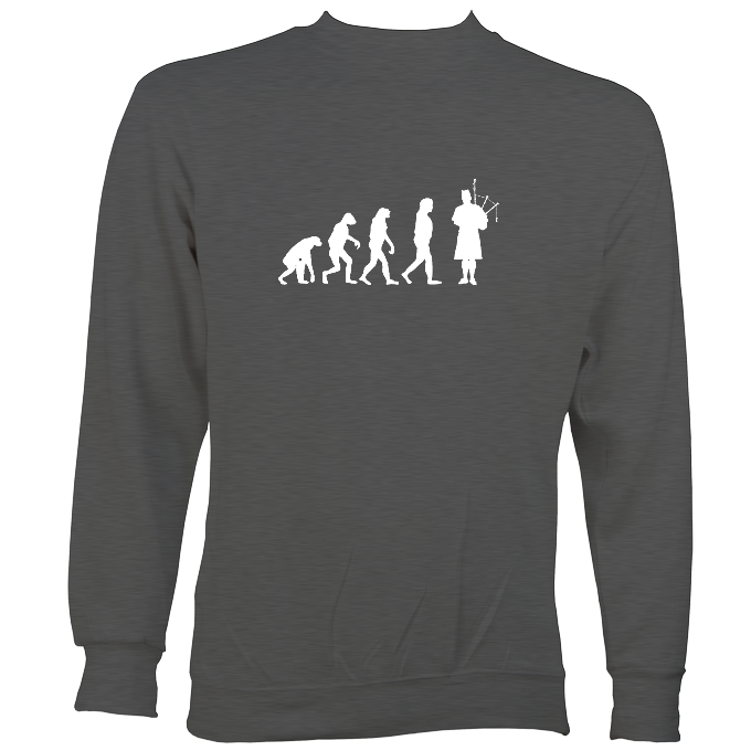 Evolution of Bagpipe Players Sweatshirt