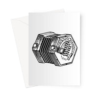 Concertina Sketch Greeting Card