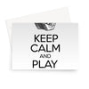 Keep Calm & Play English Concertina Greeting Card