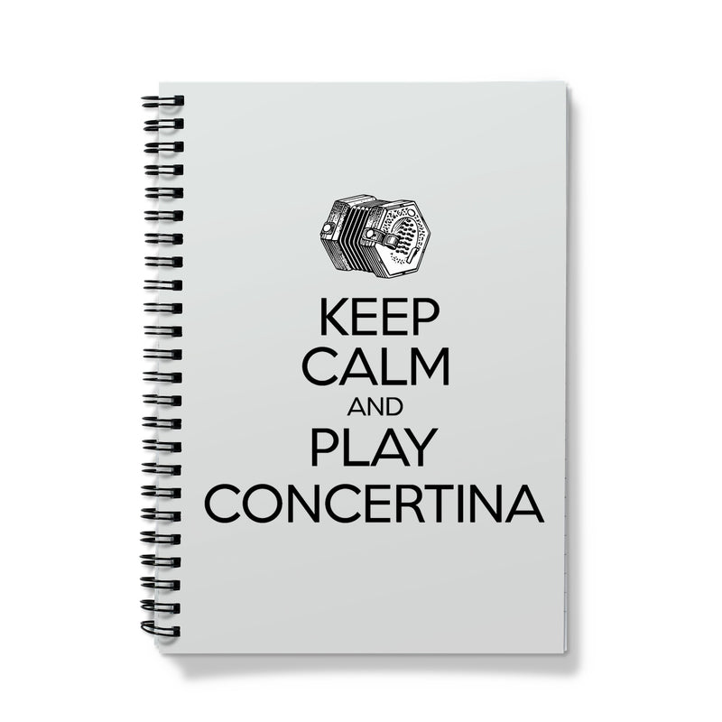 Keep Calm & Play English Concertina Notebook