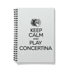 Keep Calm & Play English Concertina Notebook