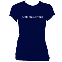 Scots Music Group "Long Logo" Womens Fitted T-shirt
