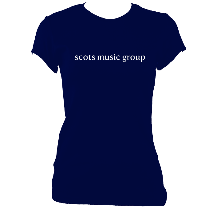 Scots Music Group "Long Logo" Womens Fitted T-shirt