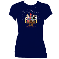 The Demon Barbers "The Lock In" Christmas Carol Fitted T-shirt
