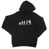Evolution of Female Guitar Players College Hoodie