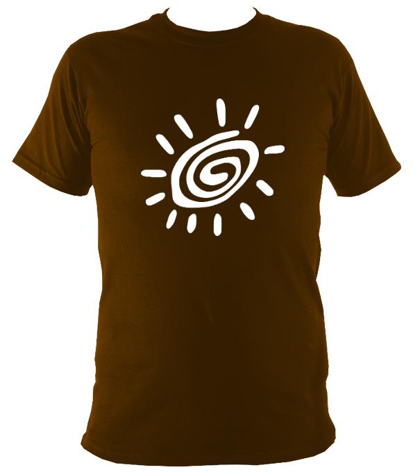 Tribal Eye T-shirt - T-shirt - Dark Chocolate - Mudchutney