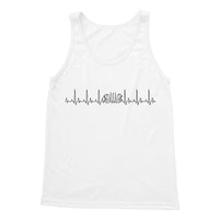 Heartbeat Concertina Tank Top