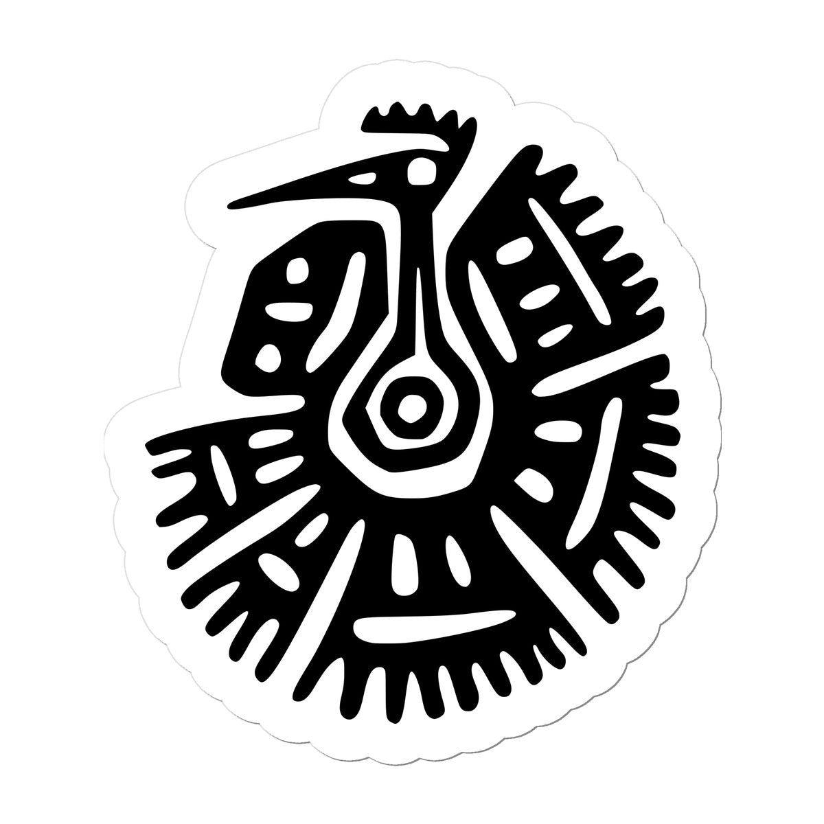 Mayan Bird Sticker