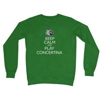 Keep Calm & Play English Concertina Crew Neck Sweatshirt
