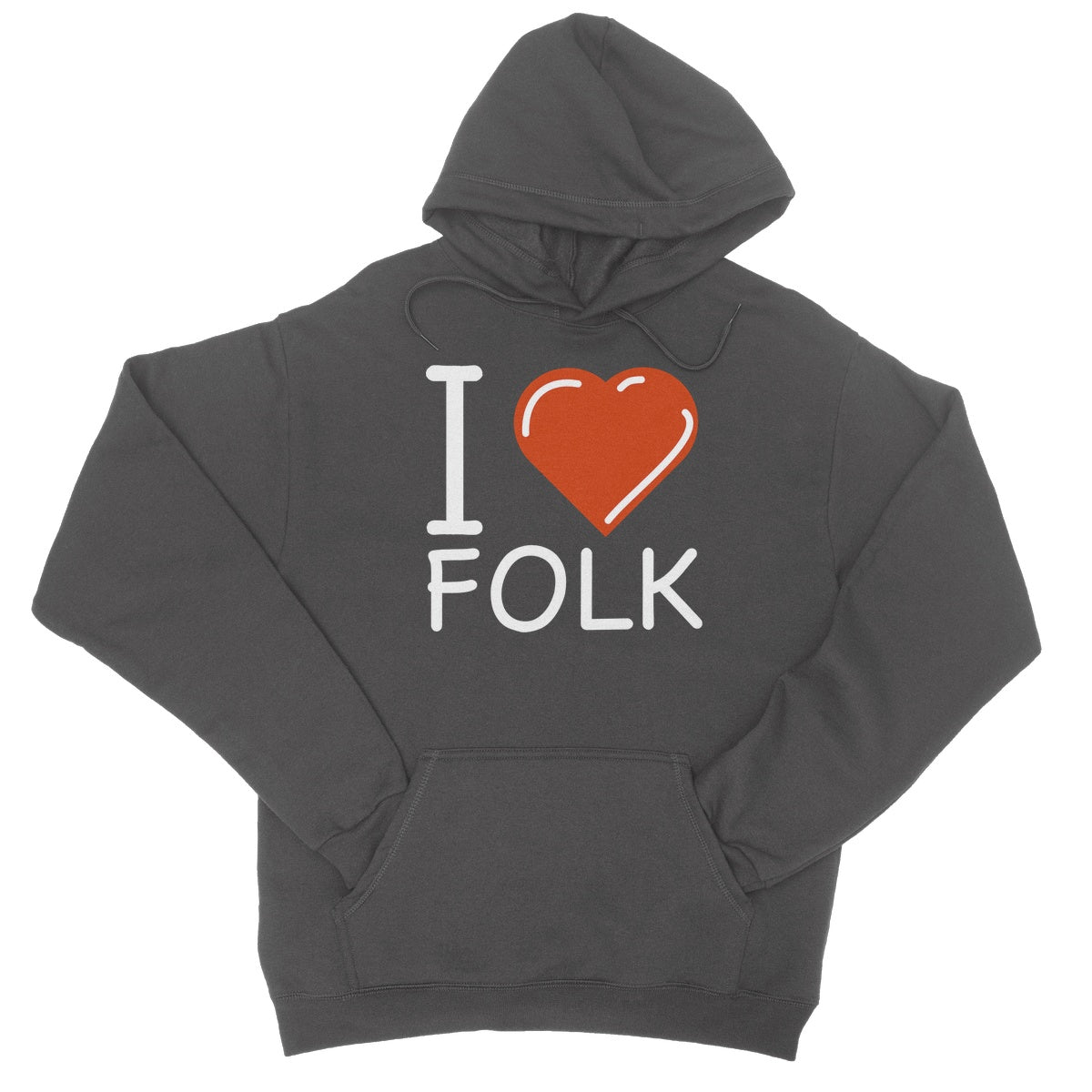 I Love Folk Hoodie