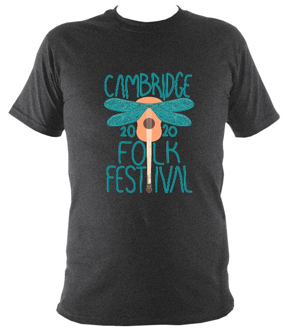 Cambridge Folk Festival - Design 1 - T-shirt - T-shirt - Dark Heather - Mudchutney