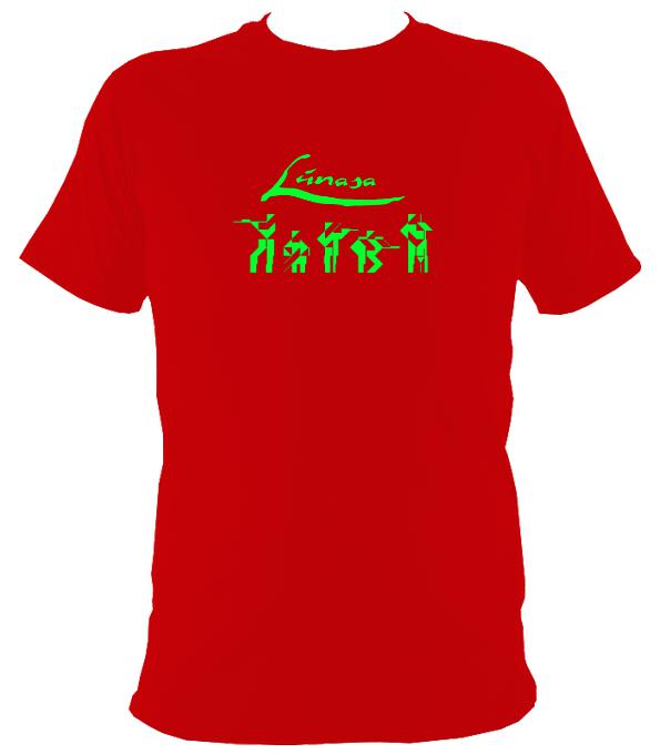 Lúnasa Irish Band T-shirt - T-shirt - Red - Mudchutney