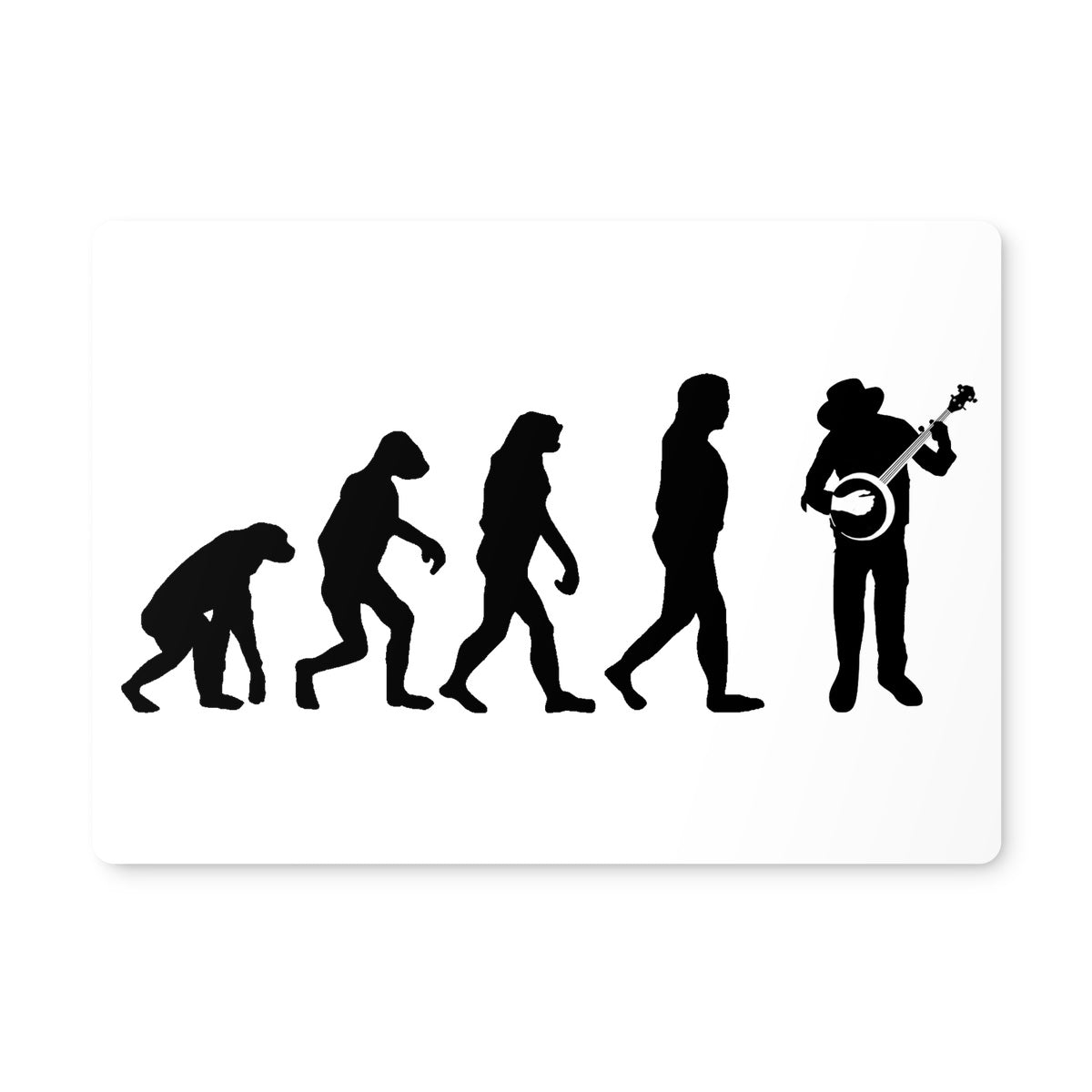 Evolution of Banjo Players Placemat